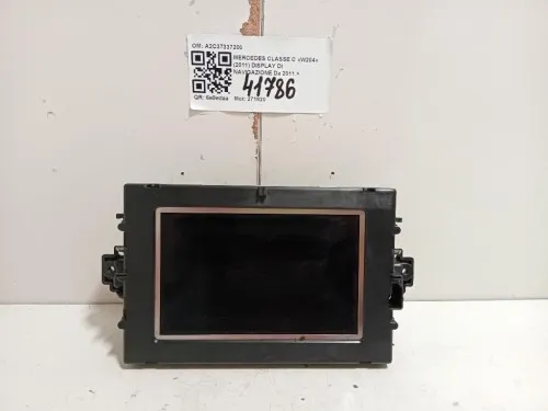 Display DI Navigazione A2C37337200 Mercedes Classe C W204 2011