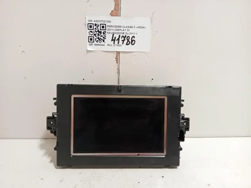 Display DI Navigazione A2C37337200 Mercedes Classe C W204 2011