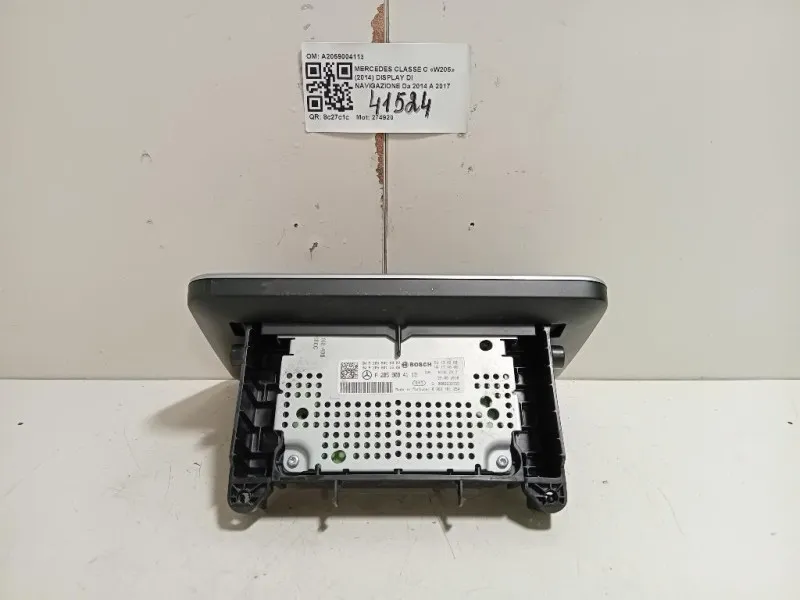 Display DI Navigazione A2059004113 Mercedes Classe C W205 2014