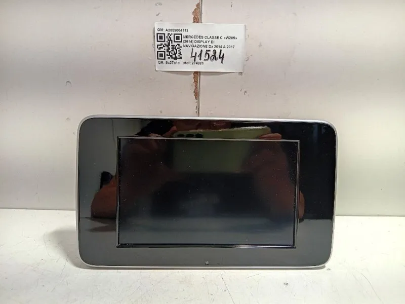 Display DI Navigazione A2059004113 Mercedes Classe C W205 2014
