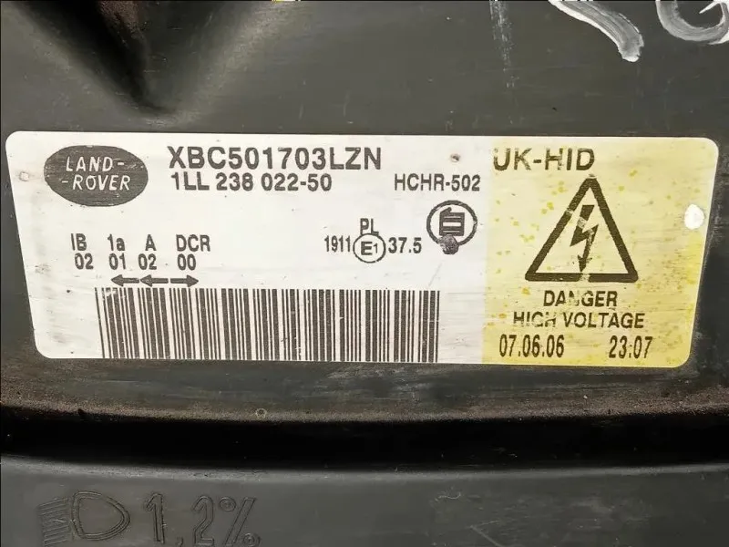 Proiettore ANT DX XBC501703LZN Land Rover Range Rover Sport I 2005