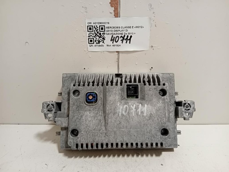 Display DI Navigazione A2129002216 Mercedes Classe E W212 2013