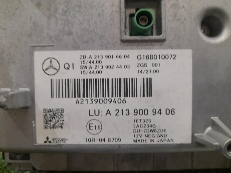 Display DI Navigazione A2139009406 Mercedes Classe E W213 2016