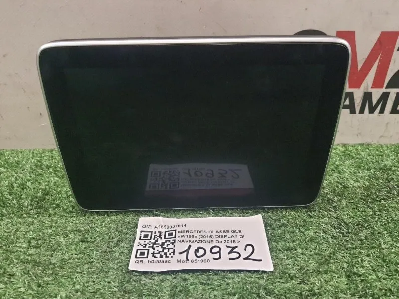Display DI Navigazione A1669007814 Mercedes Classe GLE W166 2015