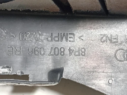 Staffa Sostegno Paraurti ANT DX 8P4 807 096 RE Audi A3 8PA Sportback 2008