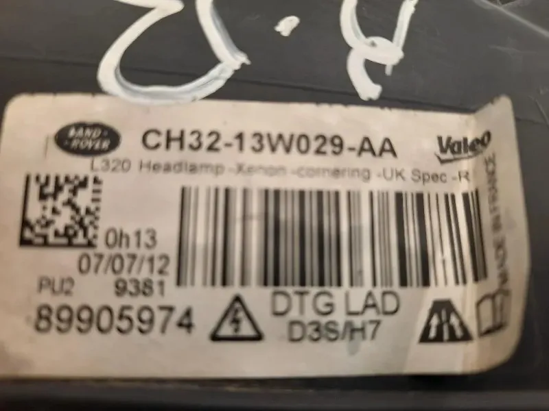 Proiettore ANT DX CH32-13W029-AA Land Rover Range Rover Sport II 2009