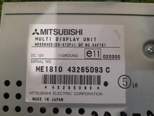 Display DI Navigazione MR558403 Mitsubishi Pajero III 2000
