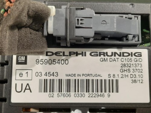 Display DI Navigazione 95905400 Opel Antara A 2011