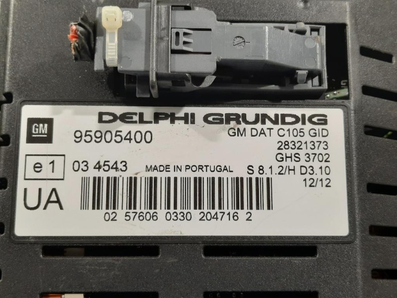 Display DI Navigazione 95905400 Opel Antara A 2011