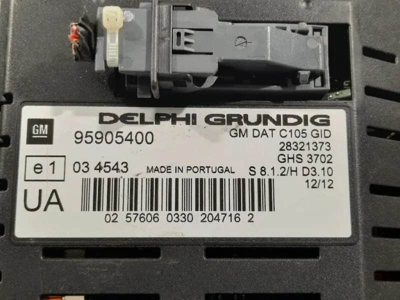 Display DI Navigazione 95905400 Opel Antara A 2011