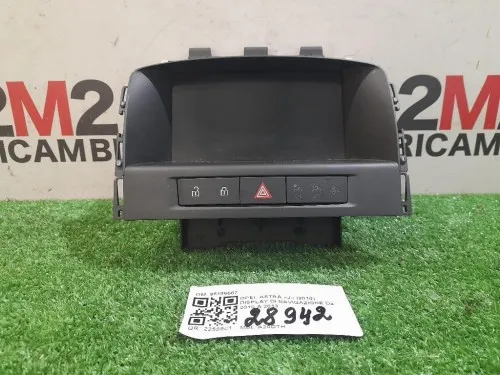 Display DI Navigazione 95196687 Opel Astra J 2010