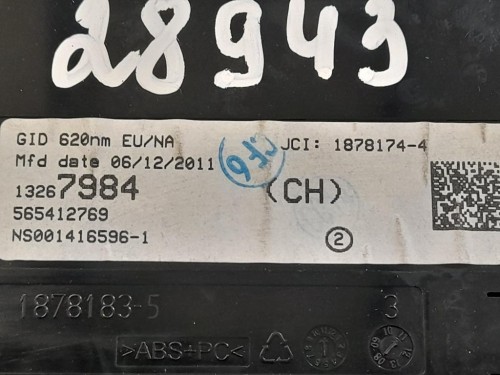 Display DI Navigazione 18781835 Opel Astra J 2010