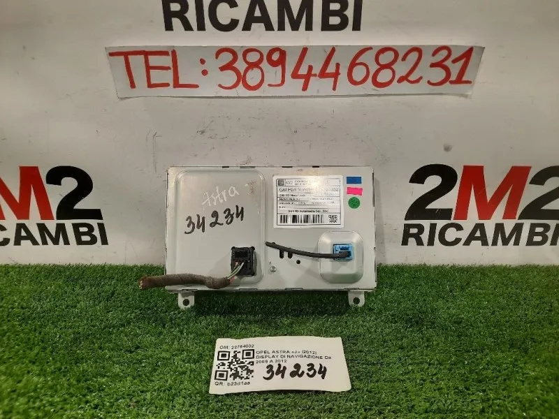 Display DI Navigazione 22764032 Opel Astra J 2012