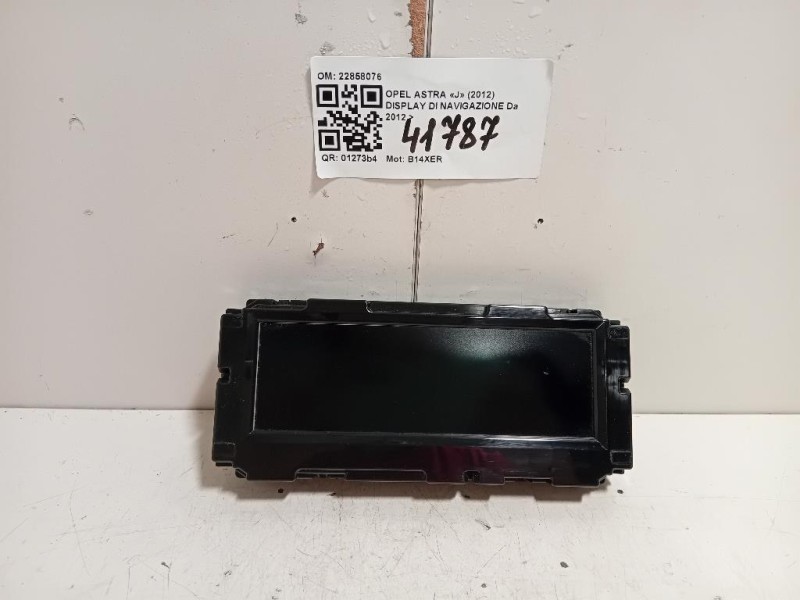 Display DI Navigazione 22858076 Opel Astra J 2012