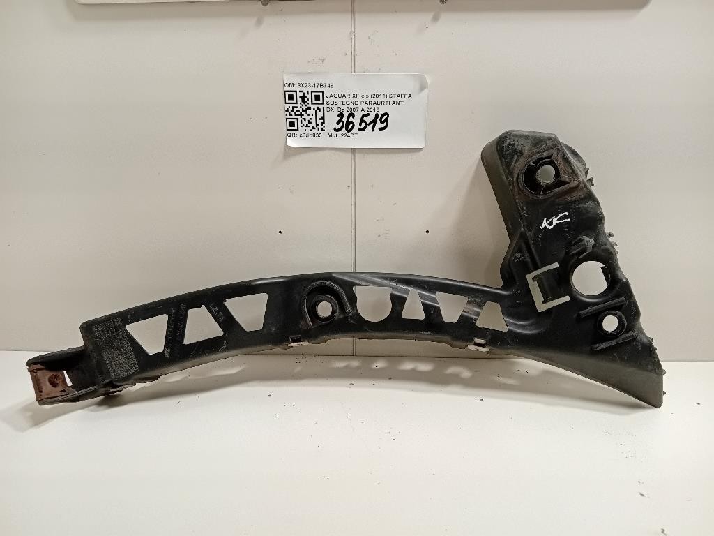 Staffa Sostegno Paraurti ANT DX 8X23-17B749 Jaguar XF I 2011