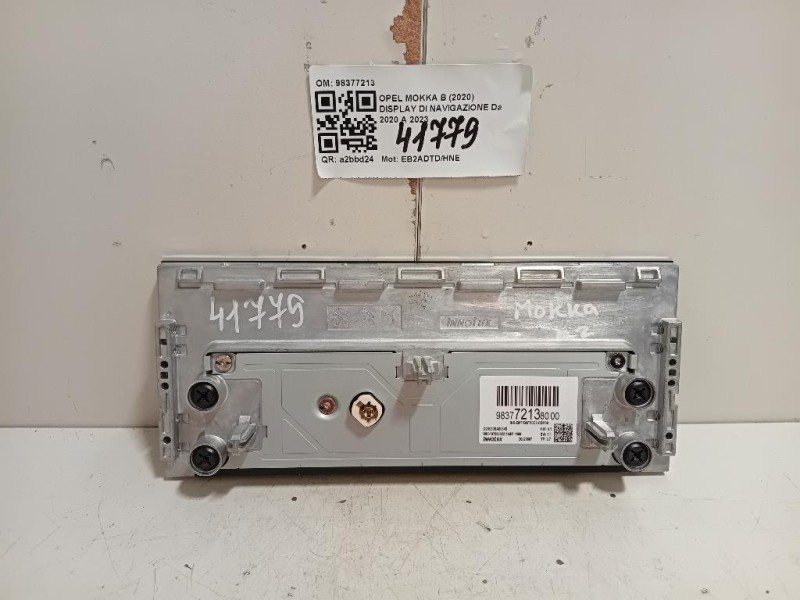 Display DI Navigazione 98377213 Opel Mokka B 2020