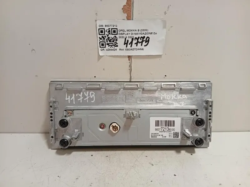 Display DI Navigazione 98377213 Opel Mokka B 2020