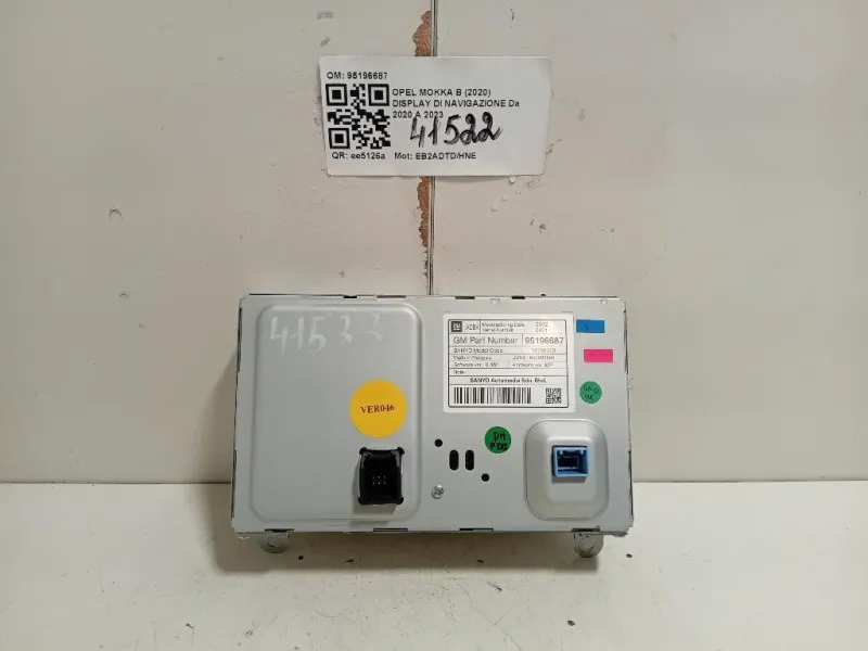 Display DI Navigazione 95196687 Opel Mokka B 2020