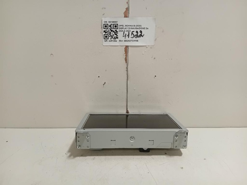 Display DI Navigazione 95196687 Opel Mokka B 2020