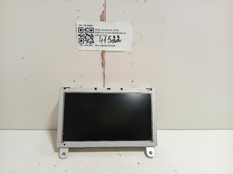 Display DI Navigazione 95196687 Opel Mokka B 2020