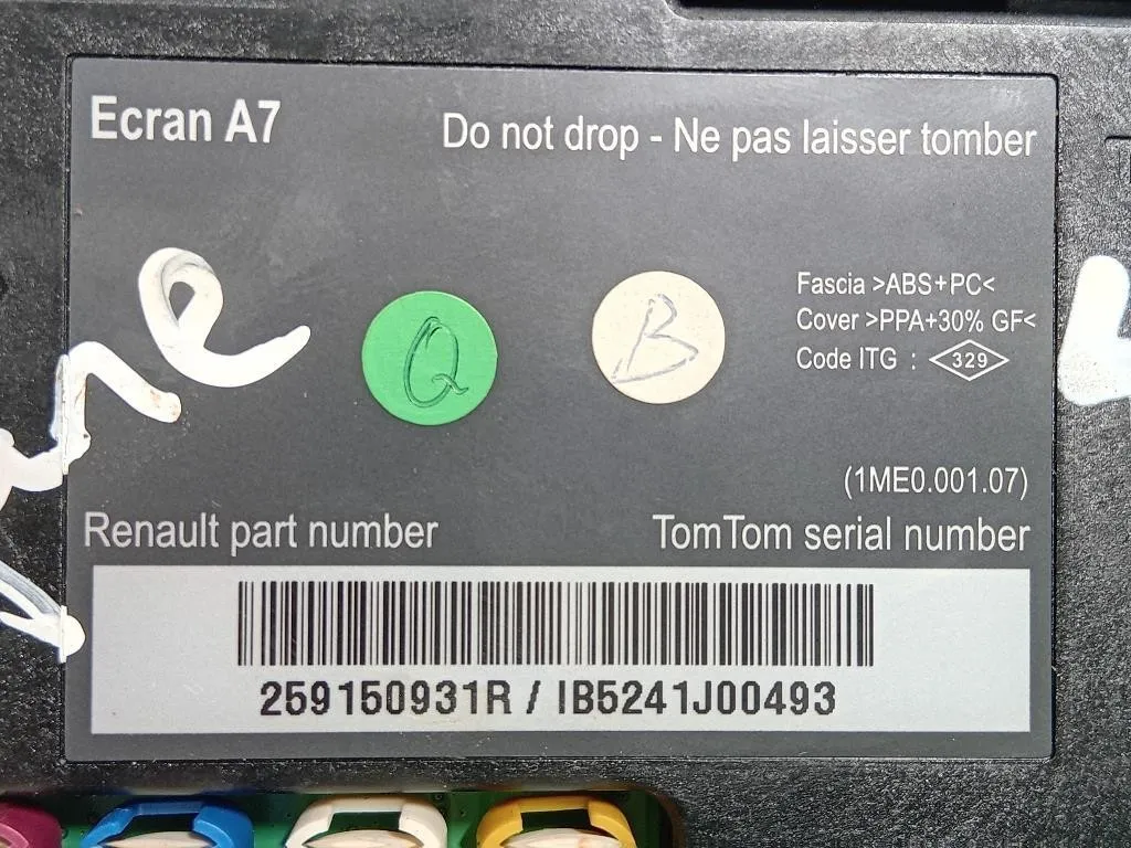 Display DI Navigazione 259150931R Renault Mégane III 2009