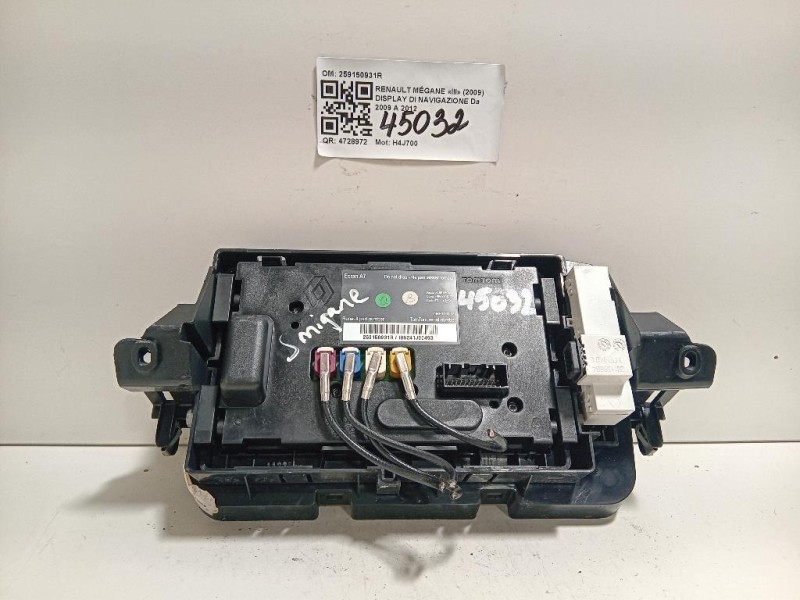 Display DI Navigazione 259150931R Renault Mégane III 2009