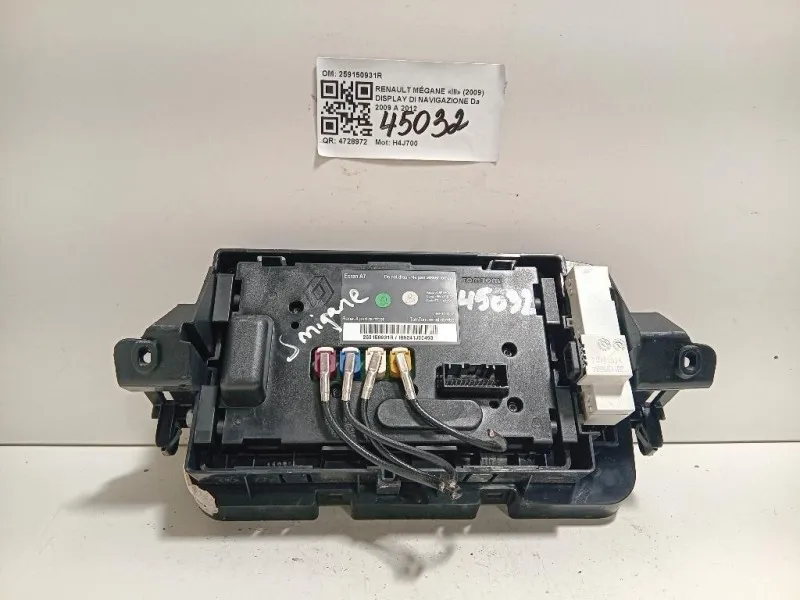Display DI Navigazione 259150931R Renault Mégane III 2009