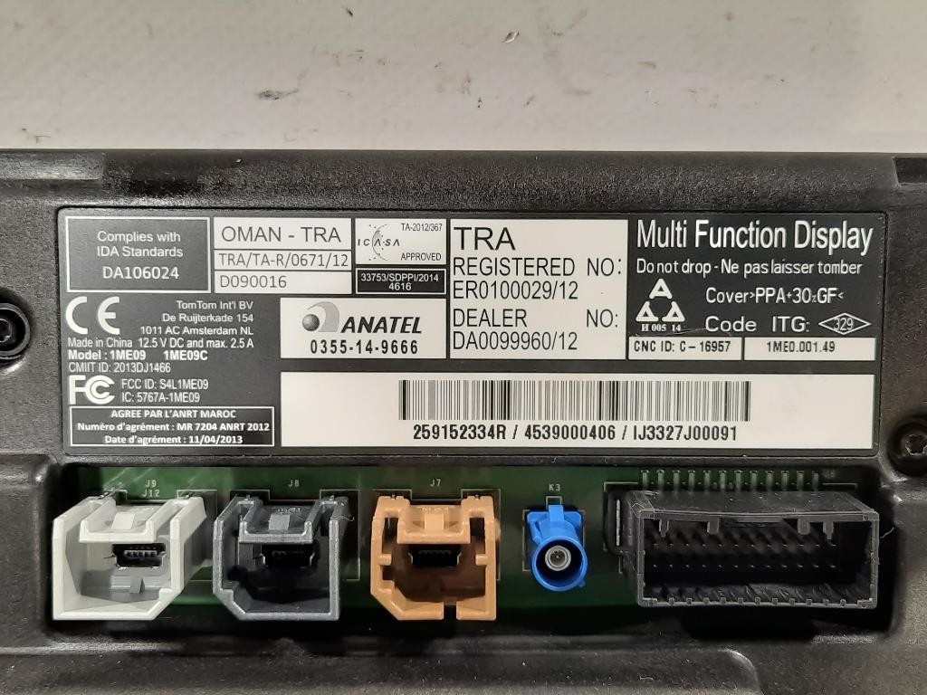 Display DI Navigazione 259152334R Smart Forfour 453 2015