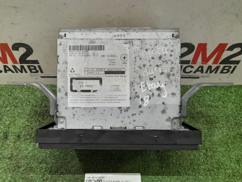 Display DI Navigazione 8614002400 Toyota Auris II 2015