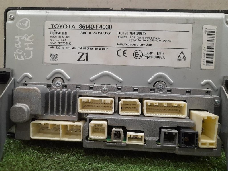 Display DI Navigazione 86140F4030 Toyota C-HR I 2016