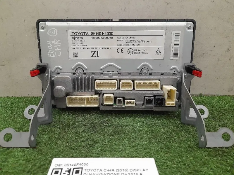 Display DI Navigazione 86140F4030 Toyota C-HR I 2016