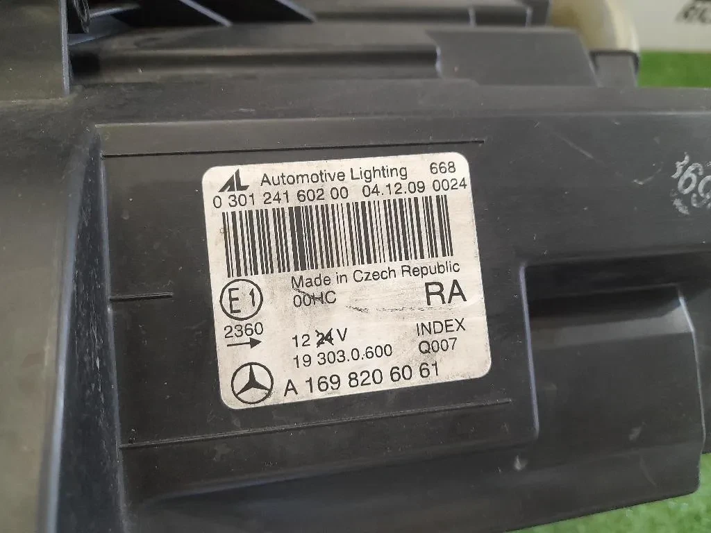 Proiettore ANT DX A1698206061 Mercedes Classe A W169 2005