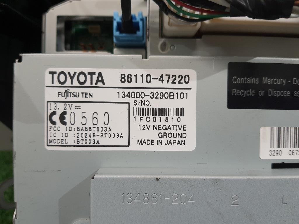 Display DI Navigazione 8611047220 Toyota Prius II 2009