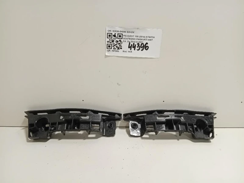 Staffa Sostegno Paraurti ANT DX 52536-0H050 SX+DX Peugeot 108 2014