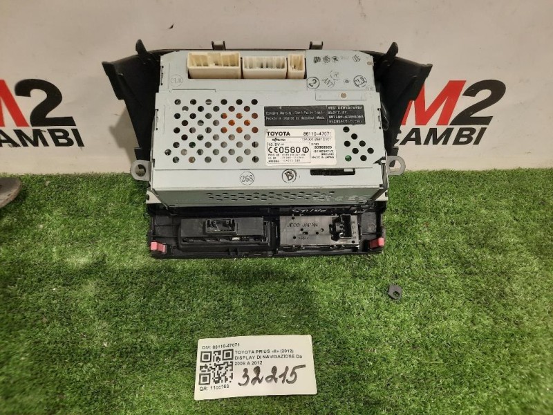 Display DI Navigazione 86110-47071 Toyota Prius II 2012