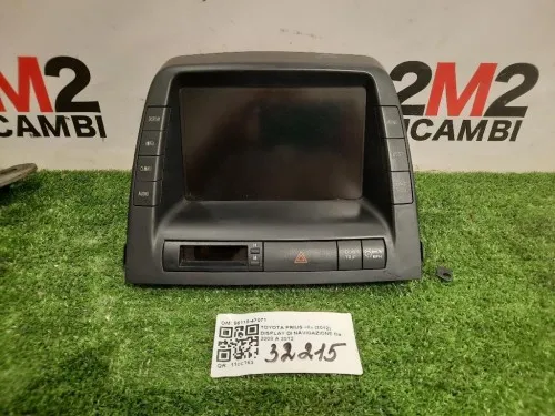 Display DI Navigazione 86110-47071 Toyota Prius II 2012
