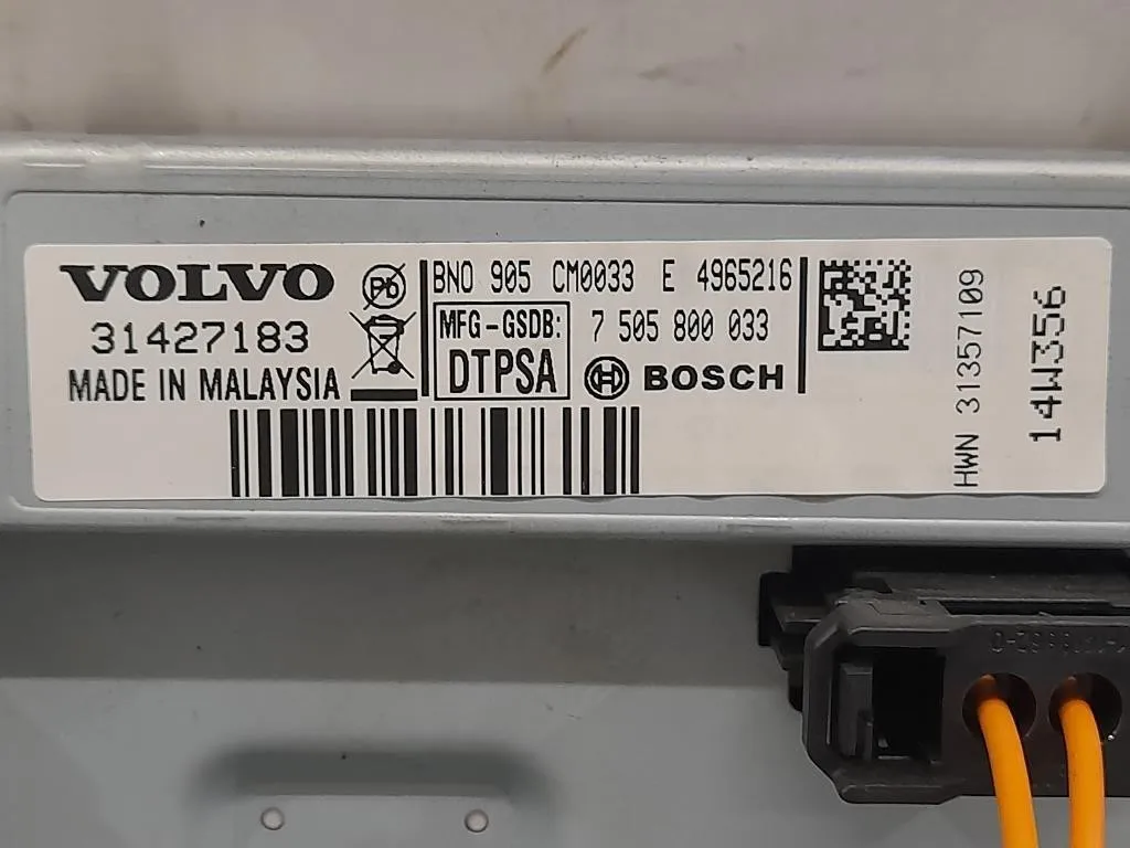 Display DI Navigazione 31427183 Volvo V40 II 2012