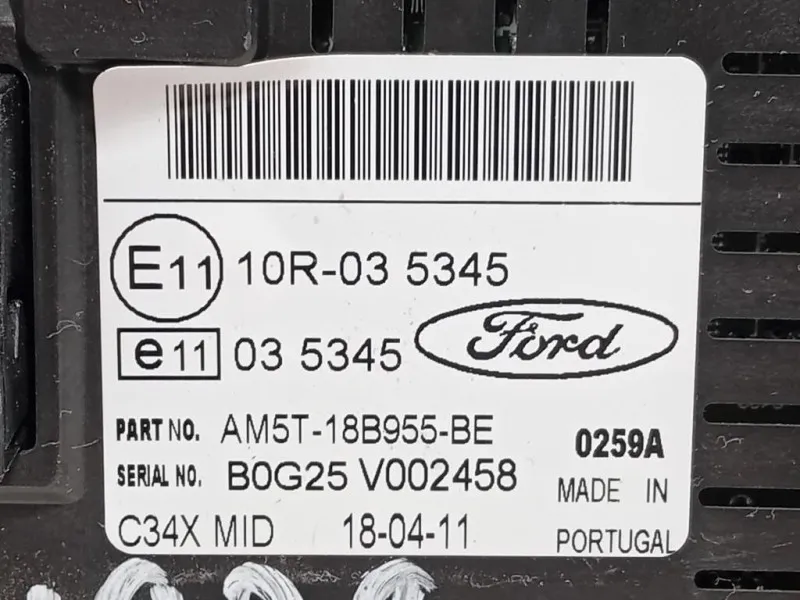 Display Head-up AM5T-18B955-BE Ford Focus IV SW 2011