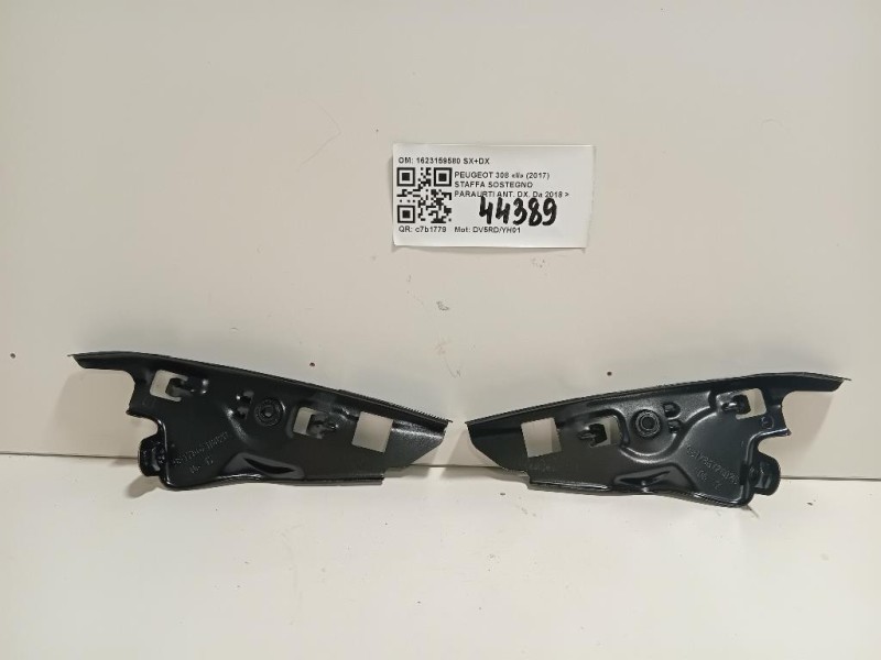 Staffa Sostegno Paraurti ANT DX 1623159580 SX+DX Peugeot 308 II 2017
