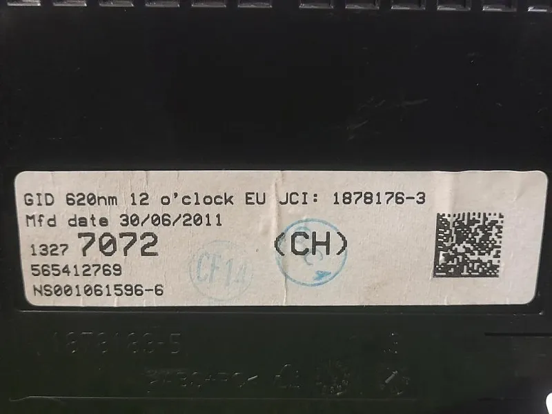 Display Head-up COPERCHIO DISPLAY 1878183-5 Opel Meriva B 2010