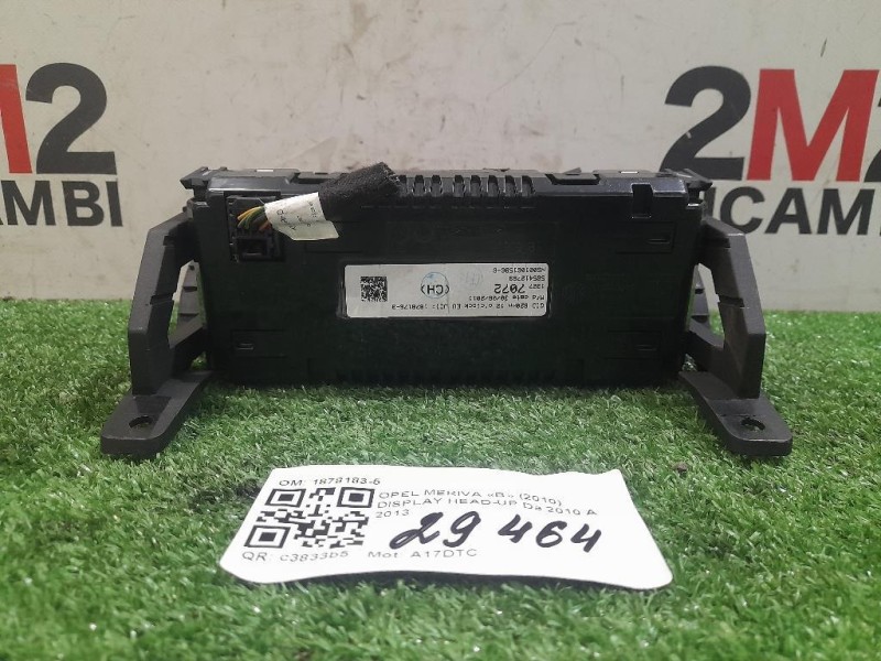 Display Head-up COPERCHIO DISPLAY 1878183-5 Opel Meriva B 2010