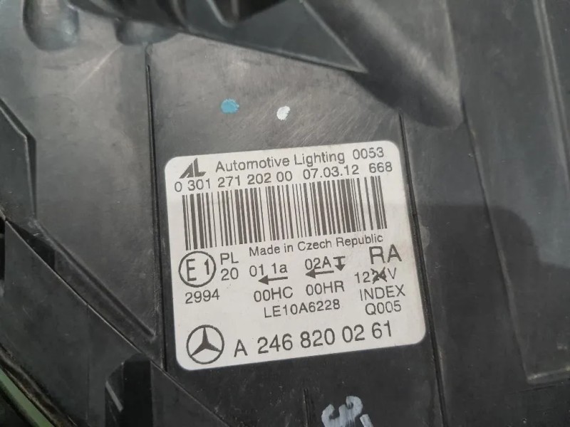 Proiettore ANT DX A2468200261 Mercedes Classe B W246 2012