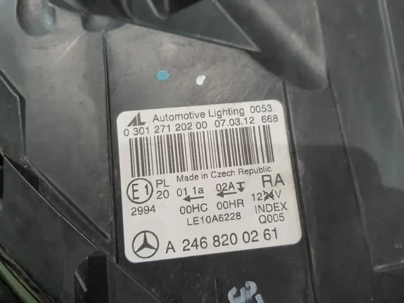 Proiettore ANT DX A2468200261 Mercedes Classe B W246 2012