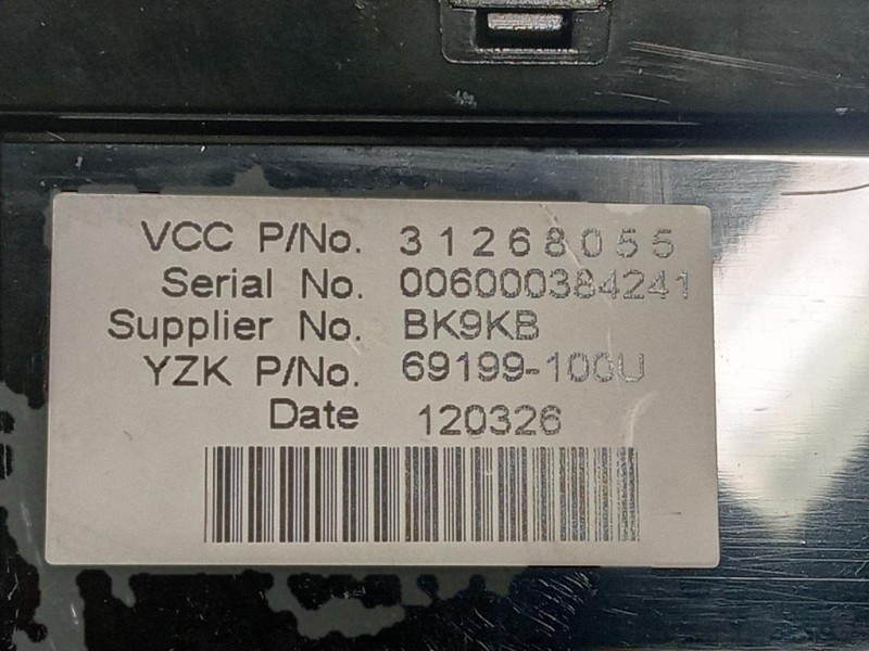 Display Head-up 31268055 Volvo V50 2004