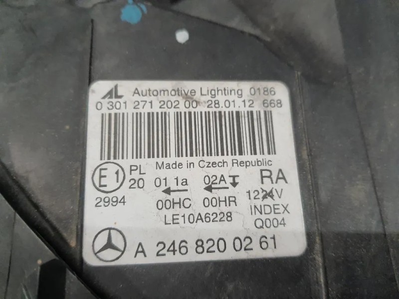 Proiettore ANT DX A2468200261 Mercedes Classe B W246 2012