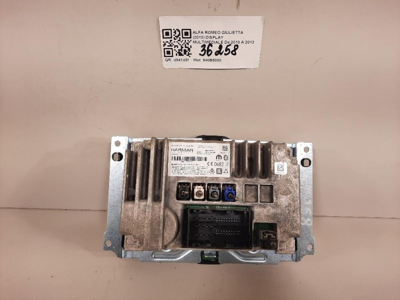 Display Multimediale 6434C-BE2807 Alfa Romeo Giulietta 2013