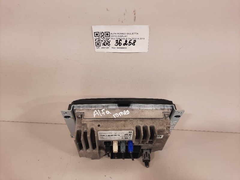 Display Multimediale 6434C-BE2807 Alfa Romeo Giulietta 2013