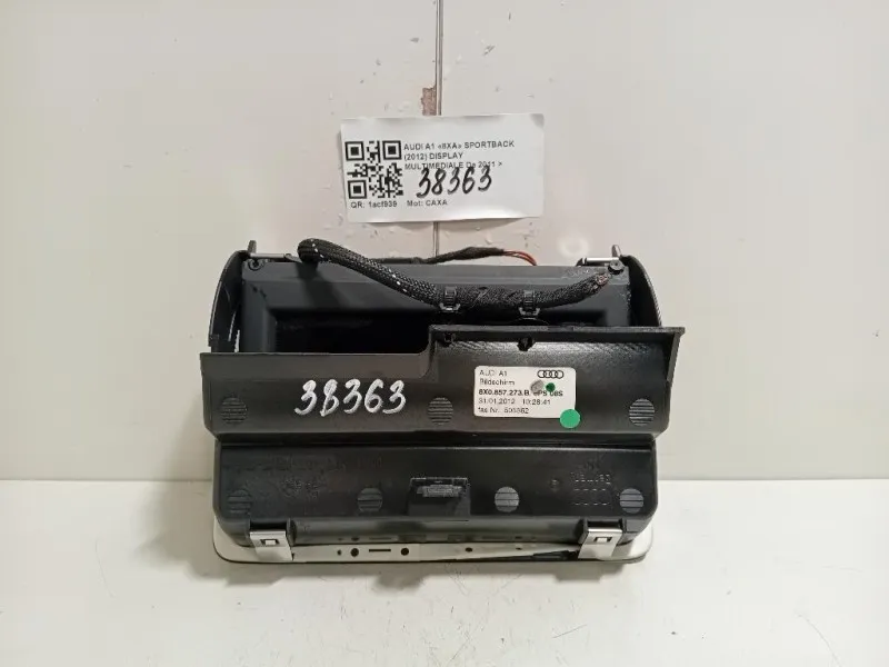 Display Multimediale 8X0857273B Audi A1 8XA Sportback 2012