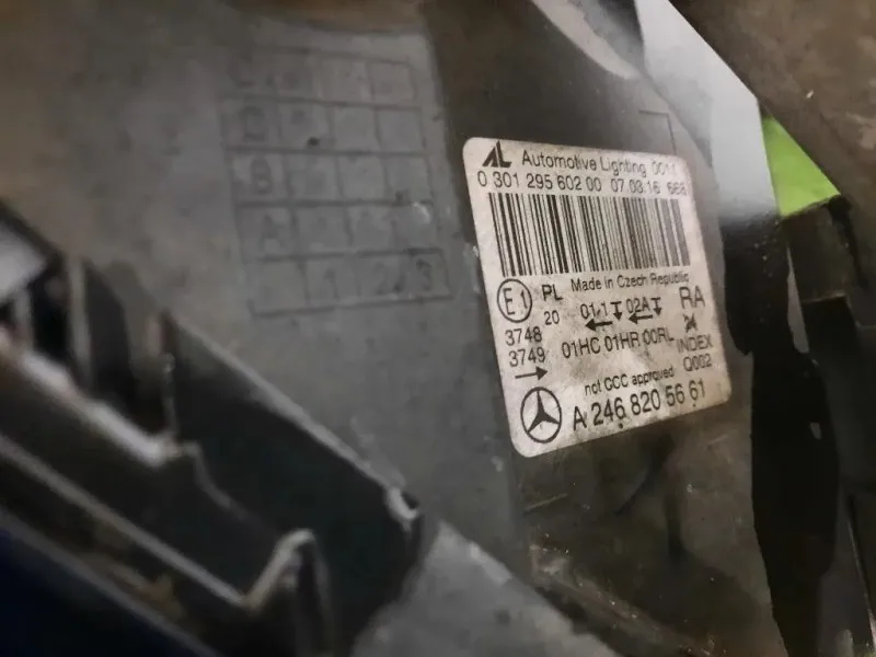 Proiettore ANT DX A2468205661 Mercedes Classe B W246 2014