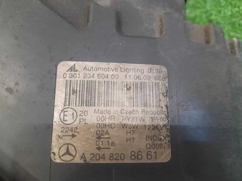 Proiettore ANT DX A2048208661 Mercedes Classe C W204 2007